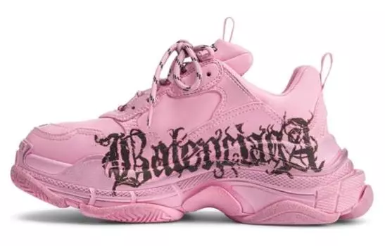 Balenciaga Массивные кроссовки Triple S Женские, Pink