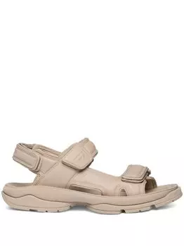 Balenciaga массивные сандалии Tourist из искусственной кожи, коричневый