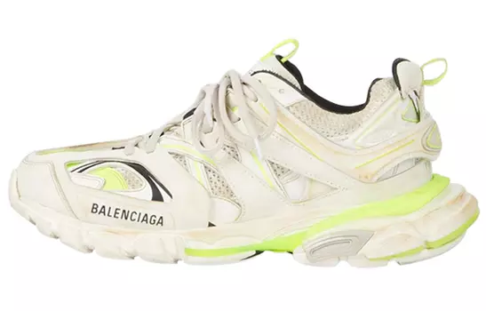 Кроссовки Balenciaga Women's Track Sneaker 'White Fluo Yellow'