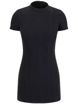 Balenciaga мини-платье с корсетом, черный