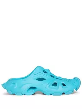 Balenciaga мюли HD с вырезами, синий