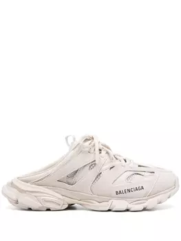 Balenciaga мюли Track на шнуровке, серый