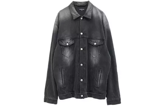 Мужская джинсовая куртка Balenciaga, черный