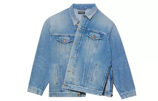 Мужская джинсовая куртка Balenciaga, синий