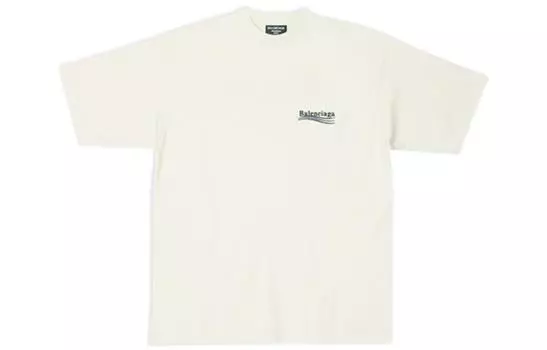 Balenciaga Мужская футболка, бежевый