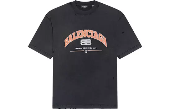 Мужская футболка Balenciaga, черный