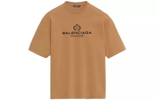 Футболка мужская Balenciaga, абрикосовый