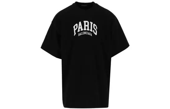 Футболка мужская Balenciaga Paris, черный