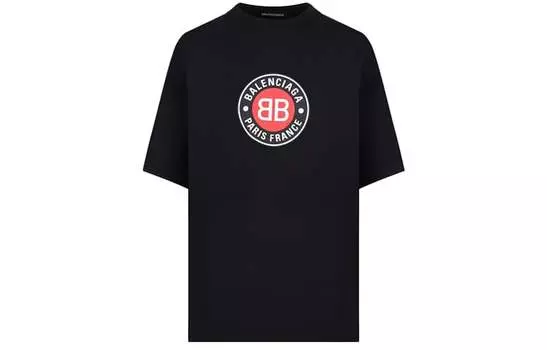 Футболка мужская Balenciaga Logo, черный