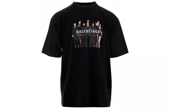 Balenciaga Мужская футболка, цвет Black