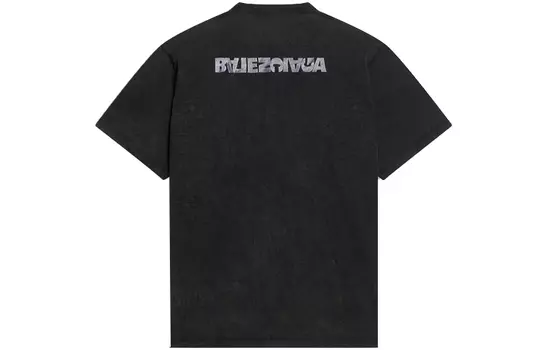 Футболка мужская Balenciaga Turn Slit, черный