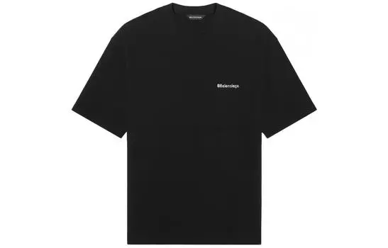 Футболка мужская Balenciaga Corporate Logo, черный
