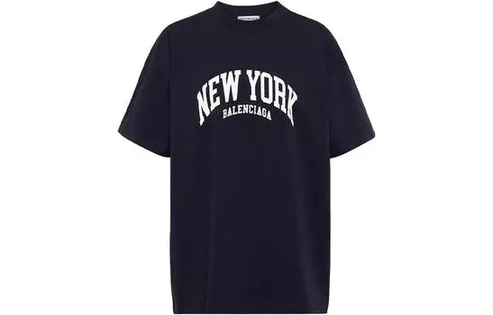 Футболка мужская Balenciaga New York, черный