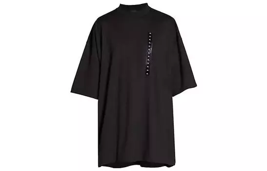 Футболка мужская Balenciaga удлиненная, черный