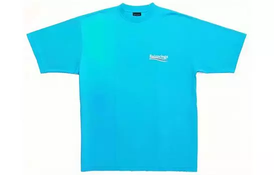 Мужская футболка Balenciaga, синий