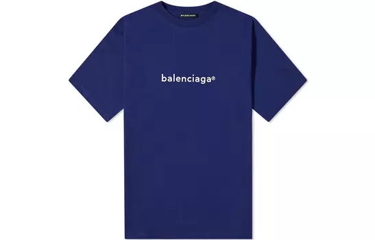 Мужская футболка Balenciaga, синий