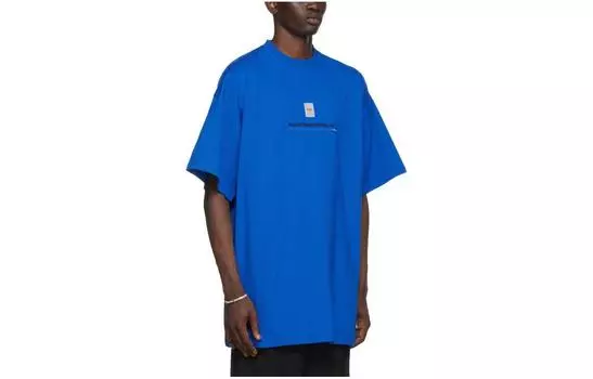 Мужская футболка Balenciaga, синий
