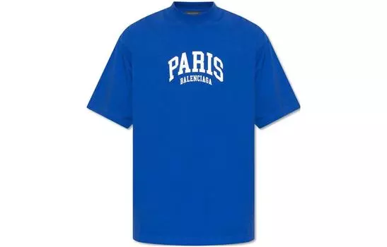 Мужская футболка Balenciaga, синий