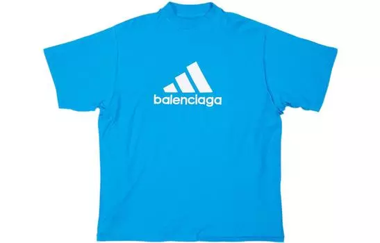 Мужская футболка Balenciaga, синий