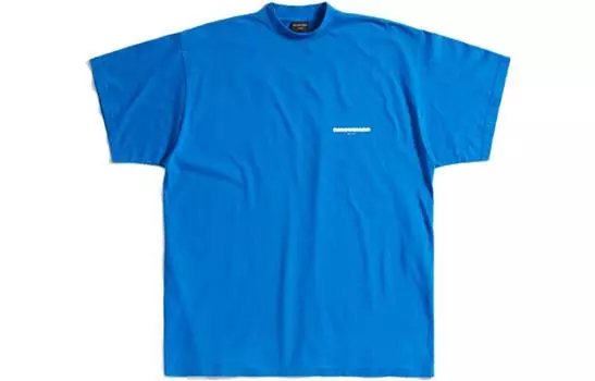 Мужская футболка Balenciaga, синий