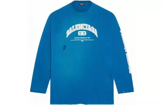 Мужская футболка Balenciaga, синий