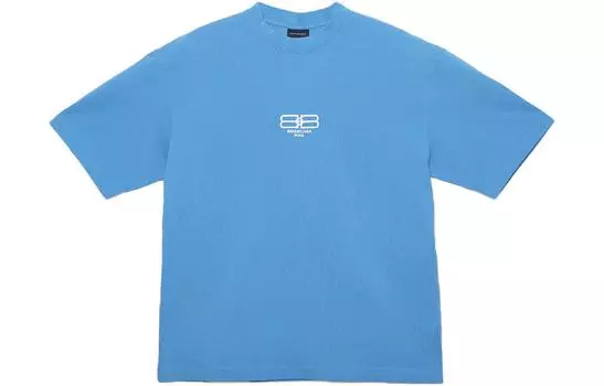 Мужская футболка Balenciaga, синий
