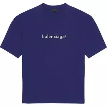 Мужская футболка Balenciaga, синий