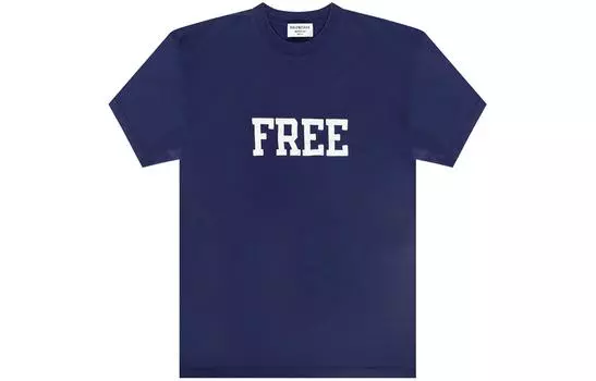 Balenciaga Мужская футболка, цвет Blue