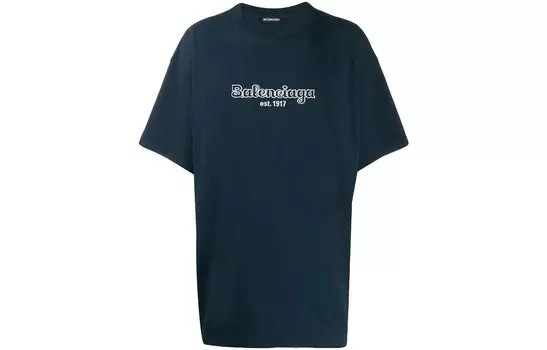 Balenciaga Мужская футболка, цвет Blue
