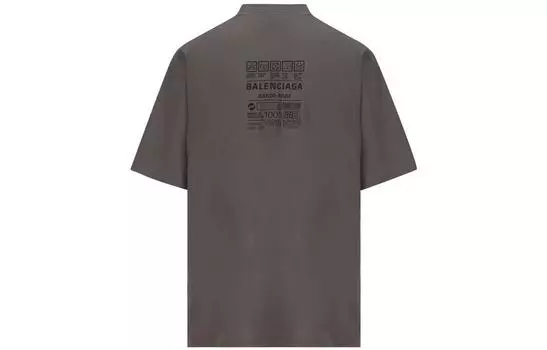 Футболка мужская Balenciaga, серый