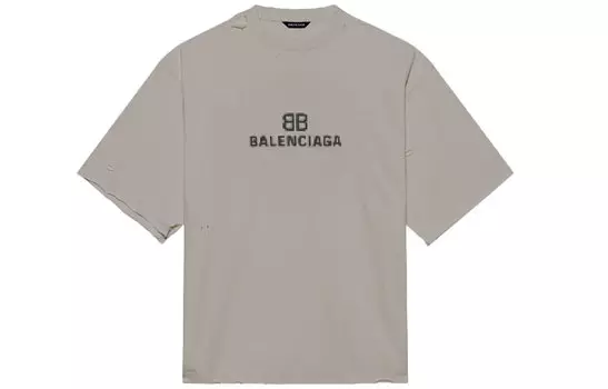 Balenciaga Мужская футболка, серый