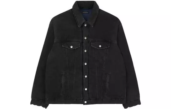 Куртка джинсовая Balenciaga мужская, черный