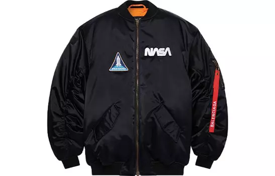 Бомбер мужской Balenciaga Space, черный