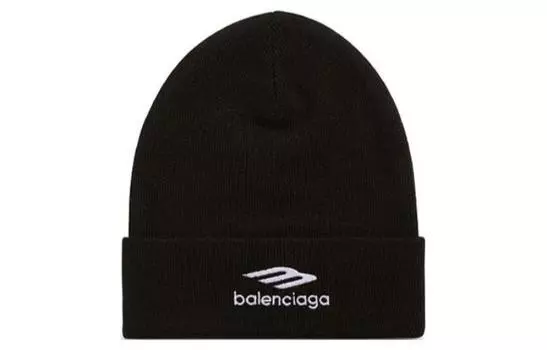 Balenciaga Мужская Шапка-бини, Черный