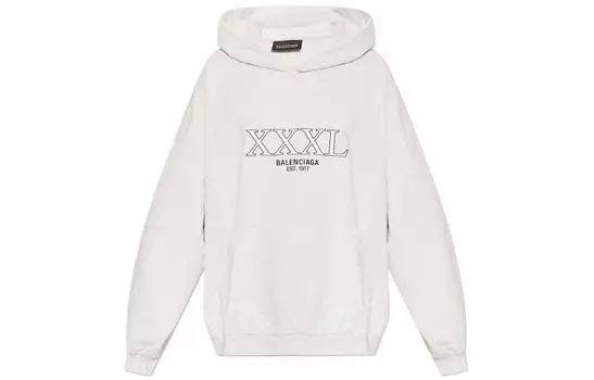 Толстовка мужская Balenciaga Large Fit, бежевый