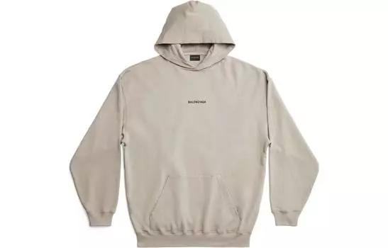 Толстовка мужская Balenciaga с карманом, бежевый