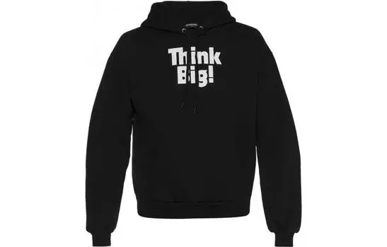 Толстовка мужская Balenciaga Think Big, черный