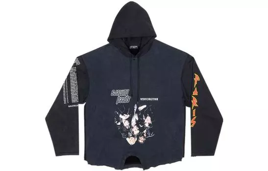 Толстовка мужская Balenciaga Upside, черный