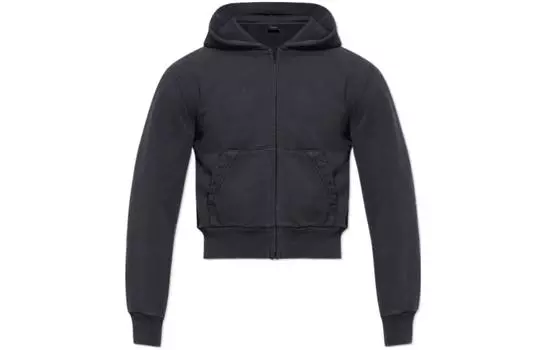 Толстовка мужская Balenciaga короткая, черный