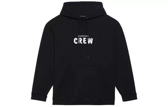 Толстовка мужская Balenciaga Crew, черный