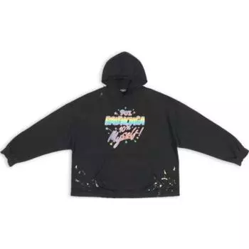 Толстовка мужская Balenciaga Oversize, черный