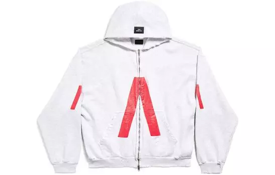 Толстовка мужская Balenciaga, черный / белый