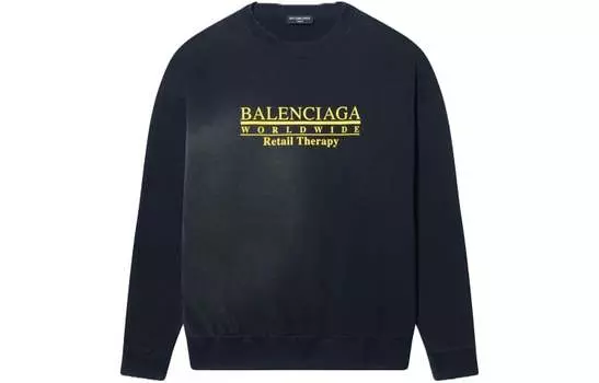 Balenciaga Мужская толстовка, цвет Black