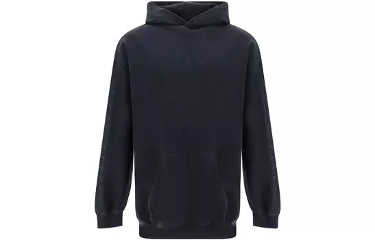 Толстовка Balenciaga Logo-embroidered, черный