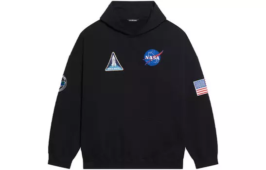 Худи Balenciaga Boxy, черный