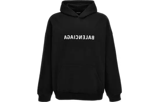 Худи Balenciaga Wide Fit, черный