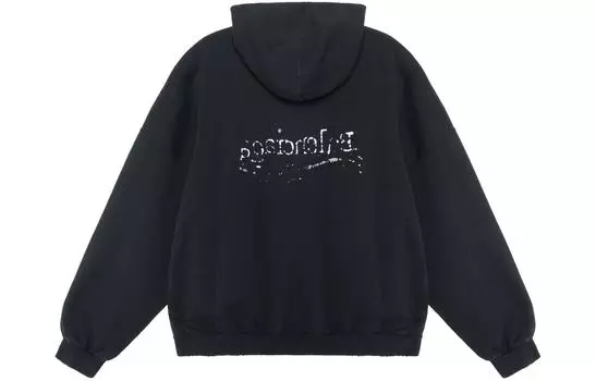 Худи Balenciaga Large Fit, черный