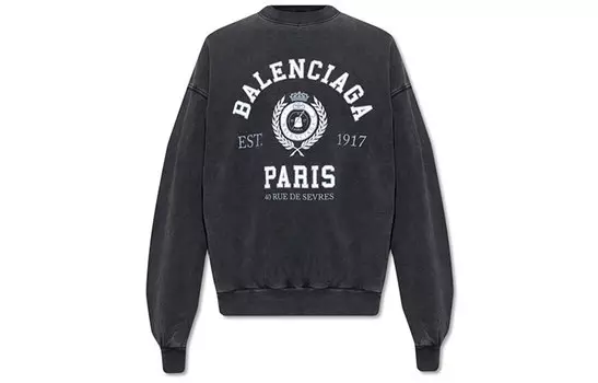 Balenciaga Мужская толстовка, цвет Black