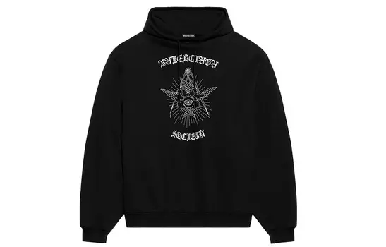 Balenciaga Мужская толстовка, цвет Black