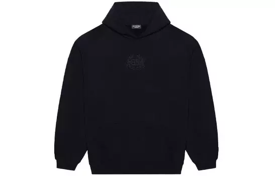 Толстовка мужская Balenciaga удлиненный, черный